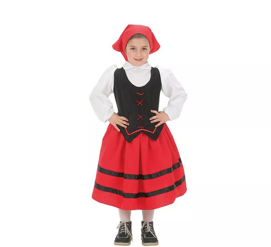 Translation missing: fr.Disfraz de Pastorcilla aldeana para niña
