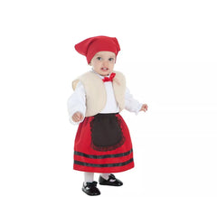 Déguisement de petit berger avec gilet pour bébé