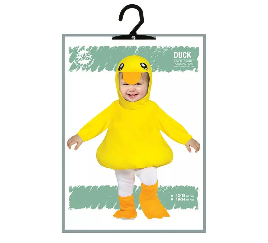 Translation missing: fr.Disfraz de Pato Amarillo para bebé