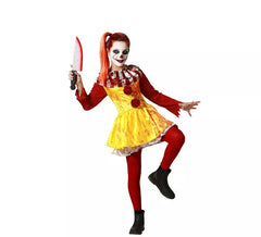 Déguisement Clown Jaune Fille