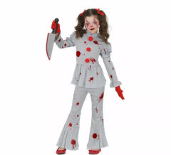 Déguisement de clown tueur d'horreur pour fille