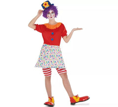 Déguisement de Clown à Pois pour femme