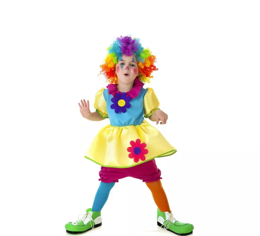 Translation missing: fr.Disfraz de Payasa de Circo para niña