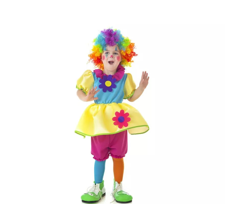 Translation missing: fr.Disfraz de Payasa de Circo para niña