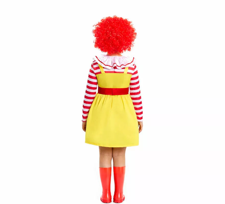 Translation missing: fr.Disfraz de Payasa de Hamburguesa Sádica para niña