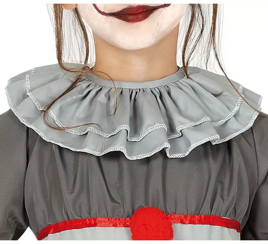 Disfraz de Payasa del Miedo para niña