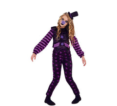 Déguisement de Clown Violette et Noire pour fille