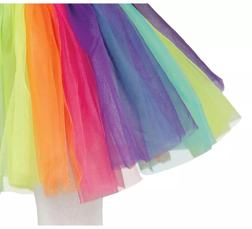 Translation missing: fr.Disfraz de Payasita Arcoiris para Niñas