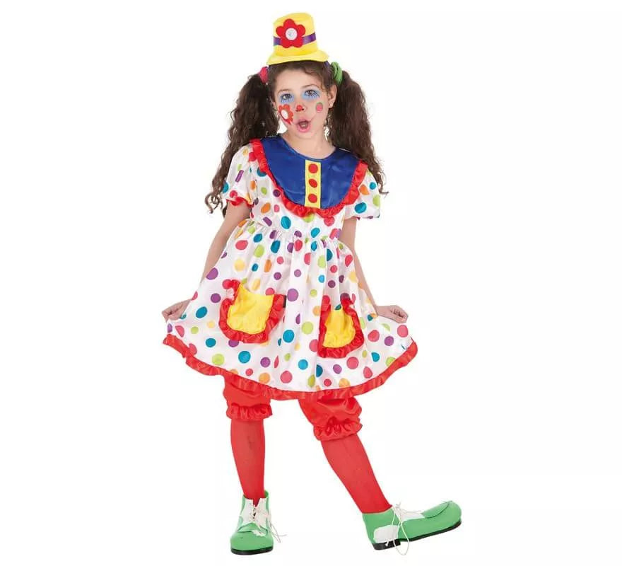 Disfraz de Payasita Tina para niña