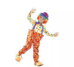 Déguisement de clown à pois pour enfant