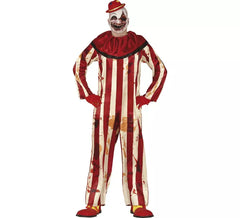 Déguisement clown rayé homme