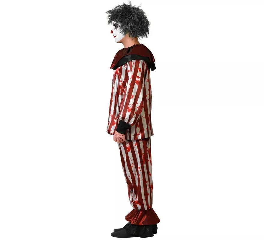 Disfraz de Payaso a Rayas para hombre