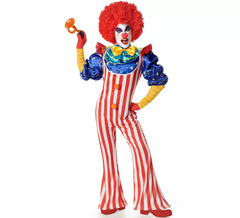 Costume de clown rayé pour homme