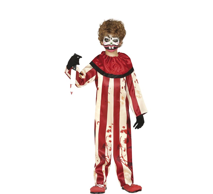 Translation missing: fr.Disfraz de Payaso a Rayas para niño