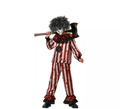 Déguisement clown rayé enfant