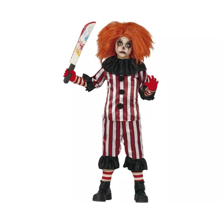 Translation missing: fr.Disfraz de Payaso a Rayas para niños