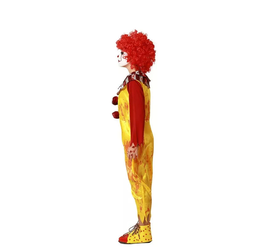 Translation missing: fr.Disfraz de Payaso Amarillo para niño