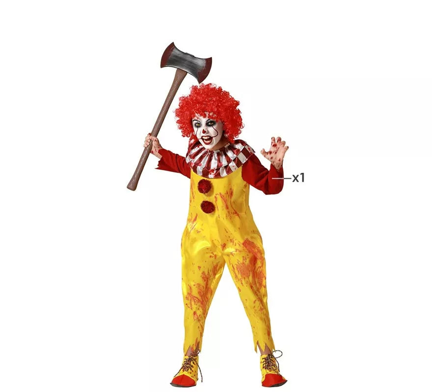 Disfraz de Payaso Amarillo para niño