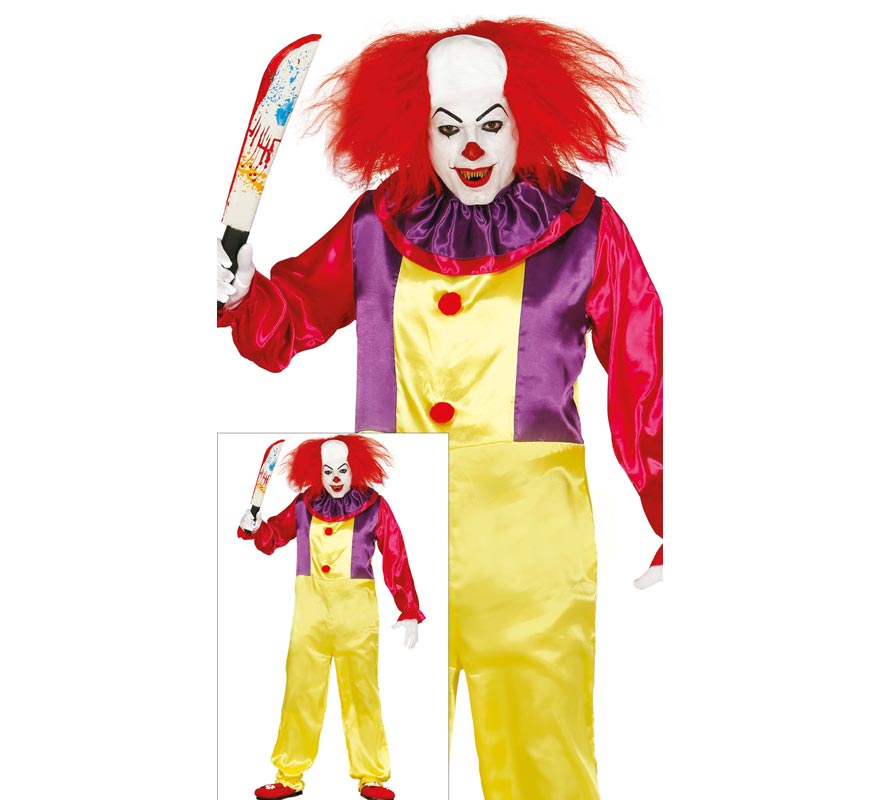 Disfraz de Payaso Asesino para hombre
