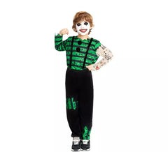 Déguisement Clown Tueur vert et noir enfant
