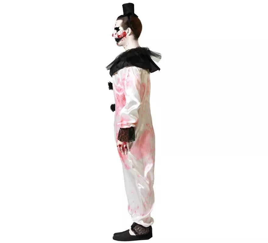 Disfraz de Payaso Blanco para hombre