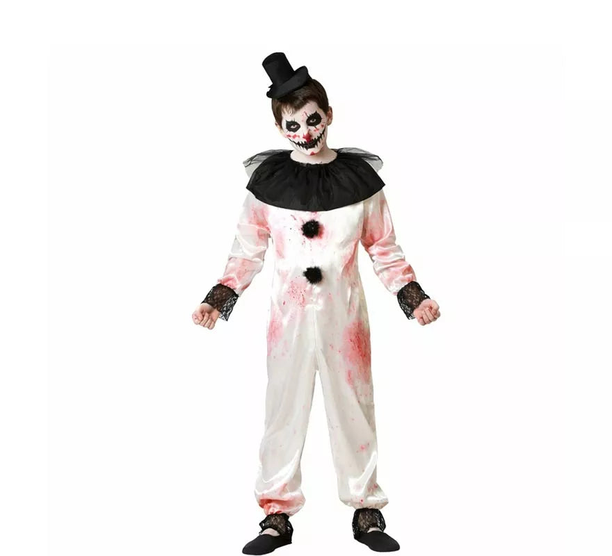 Translation missing: fr.Disfraz de Payaso Blanco para hombre