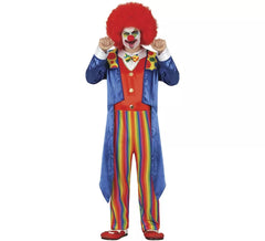 Chaqué bleu clown costume pour les hommes