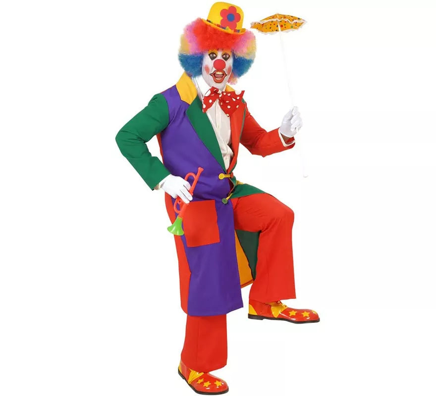 Disfraz de Payaso Colores para hombre