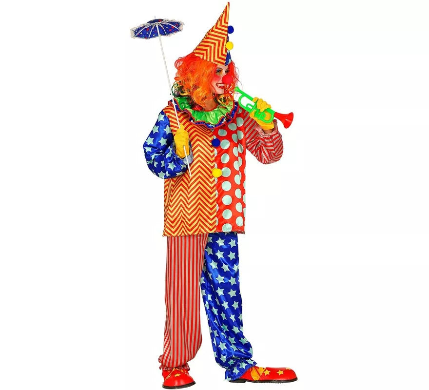 Translation missing: fr.Disfraz de Payaso Colorines para hombre