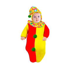 Déguisement clown avec pompons bébé