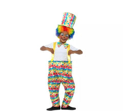 Déguisement de Clown à Pois et Rayures pour garçon