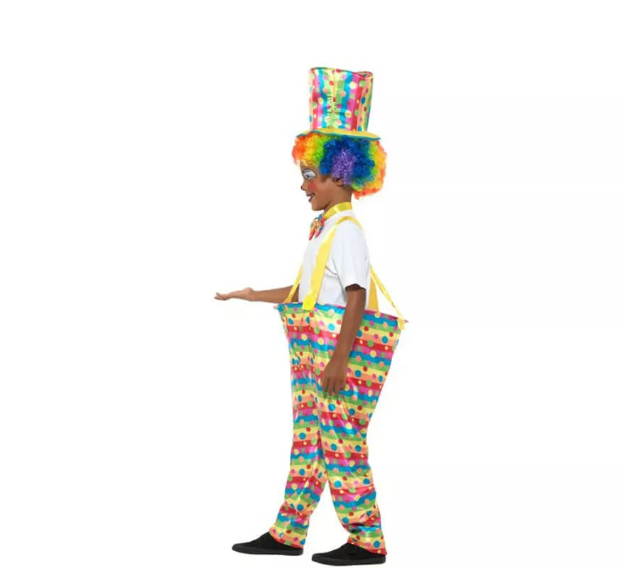 Translation missing: fr.Disfraz de Payaso con Topos y Rayas para niño