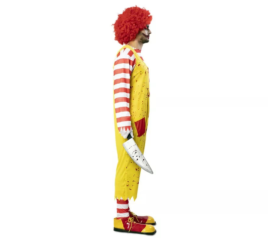 Translation missing: fr.Disfraz de Payaso de Hamburguesa Asesino para hombre
