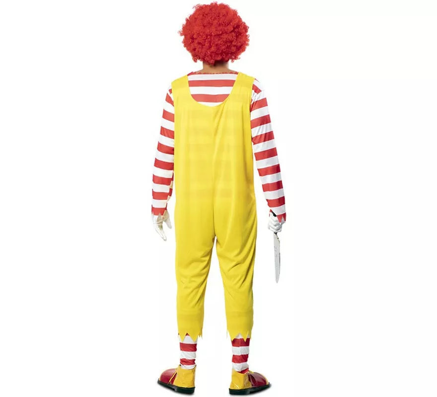 Translation missing: fr.Disfraz de Payaso de Hamburguesa Asesino para hombre