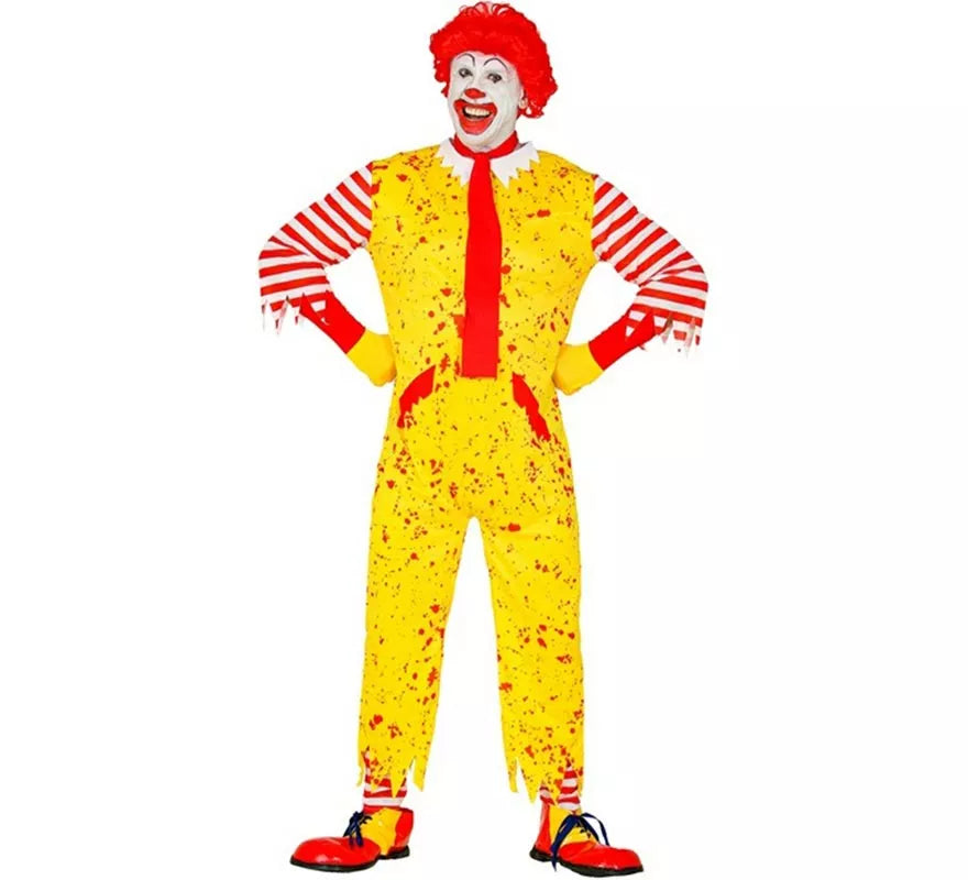 Translation missing: fr.Disfraz de Payaso de Hamburguesa Asesino para hombre