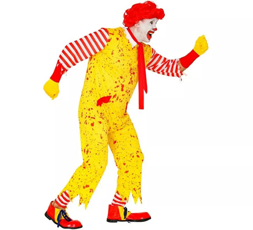 Translation missing: fr.Disfraz de Payaso de Hamburguesa Asesino para hombre