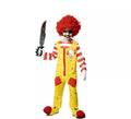 Disfraz de Payaso de Hamburguesa Asesino para niño