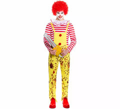 Costume de clown sadique burger pour homme