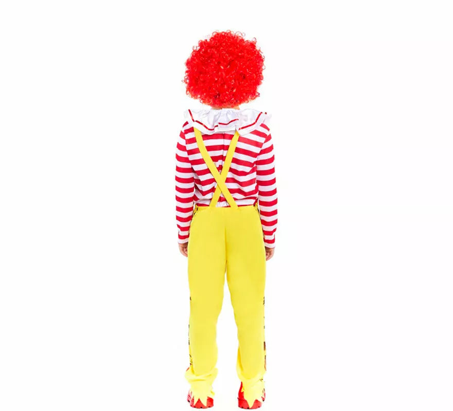 Translation missing: fr.Disfraz de Payaso de Hamburguesa Sádico para niño