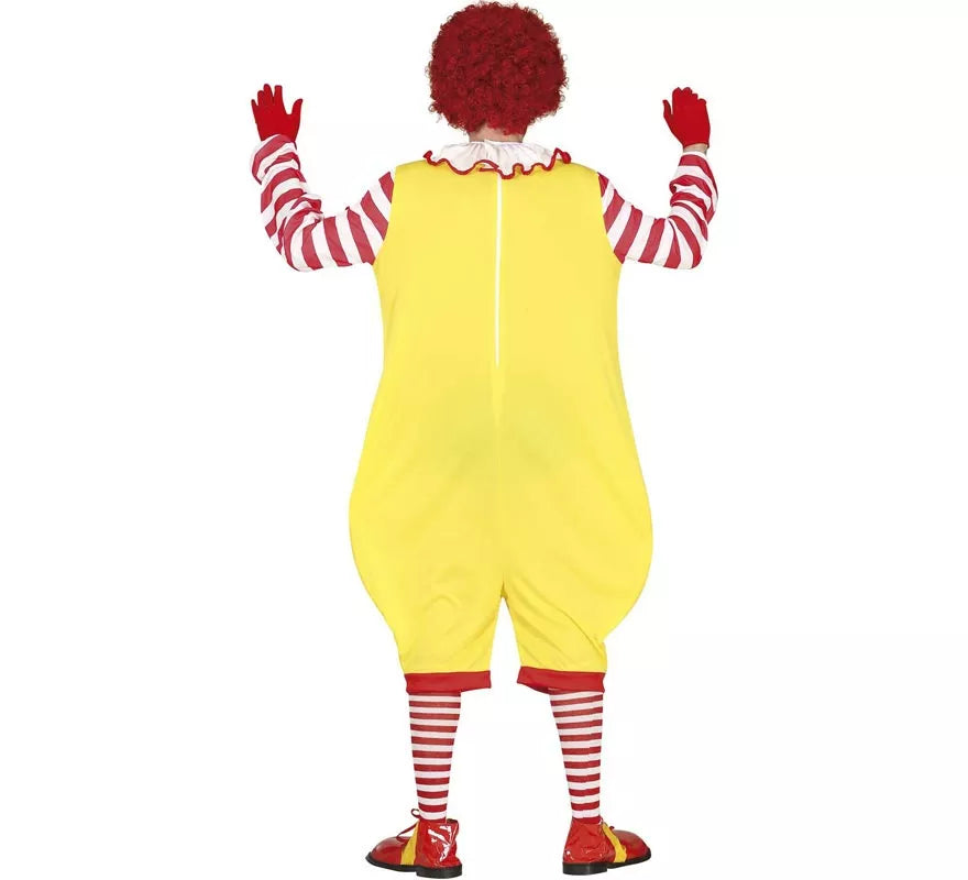 Translation missing: fr.Disfraz de Payaso de la Hamburguesa Vil para hombre