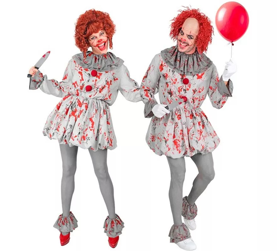 Translation missing: fr.Disfraz de Payaso de Terror Vintage para adulto