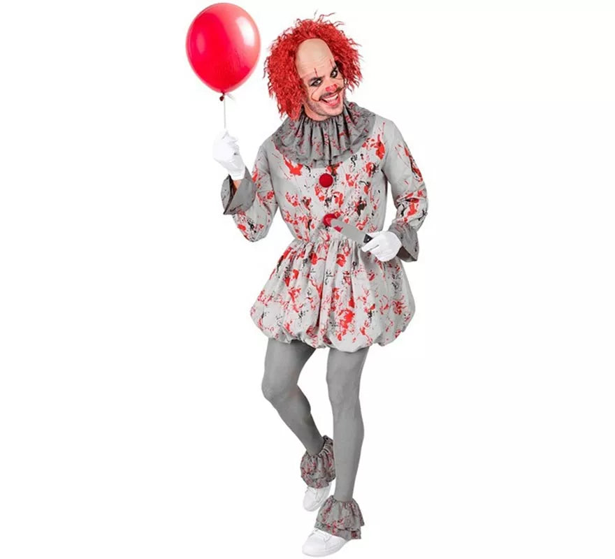 Translation missing: fr.Disfraz de Payaso de Terror Vintage para adulto