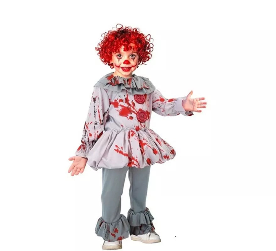 Disfraz de Payaso de Terror Vintage para bebé