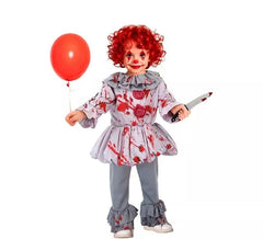Costume de clown d'horreur vintage pour bébé