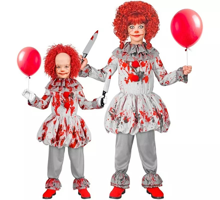 Translation missing: fr.Disfraz de Payaso de Terror Vintage para niños
