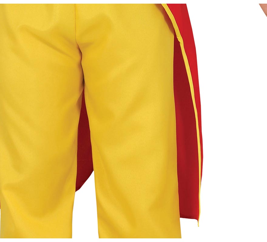 Translation missing: fr.Disfraz de Payaso de Traje Rojo y Amarillo para hombre