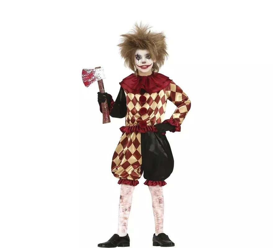Translation missing: fr.Disfraz de Payaso del Horror Sangriento para niño
