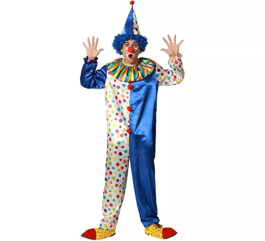 Translation missing: fr.Disfraz de Payaso festivo para adulto