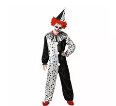 Déguisement de clown gris adulte
