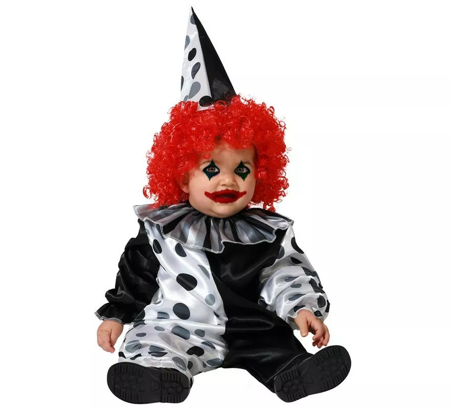 Translation missing: fr.Disfraz de Payaso Gris para niños y bebé